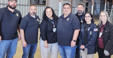 Karnes County Immigration Processing Center and ICE Volunteer at the Monthly Karnes County Food Bank Distribution