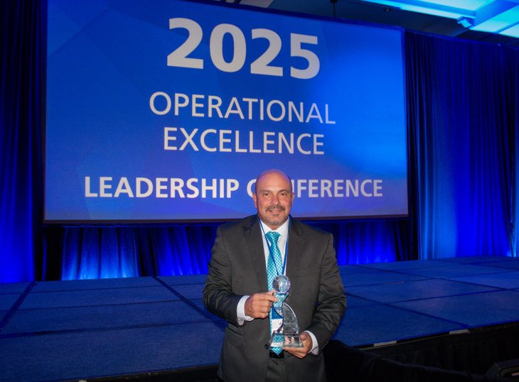 Facility Administrator of the Year Leonard Oddo