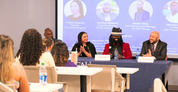 Former GEO Post-Release Case Manager, Amlak-I Foley, Participates in FAU Second Chance Panel