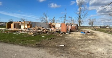 Tornado Clean-up at New Castle Correctional Facility
