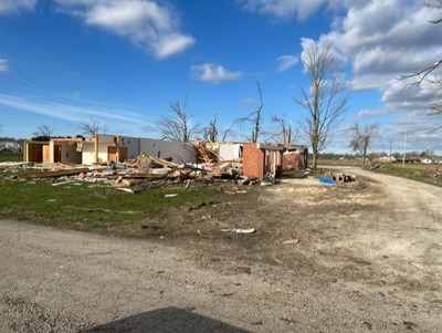 Tornado Clean-up at New Castle