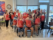 GEO EPIC Volunteers Create Blanket & Bear Hug Packages